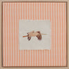 Peach Stripe Crane I