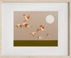 Cranes Over Grasslands 8x10
