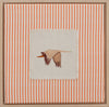 Peach Stripe Crane II